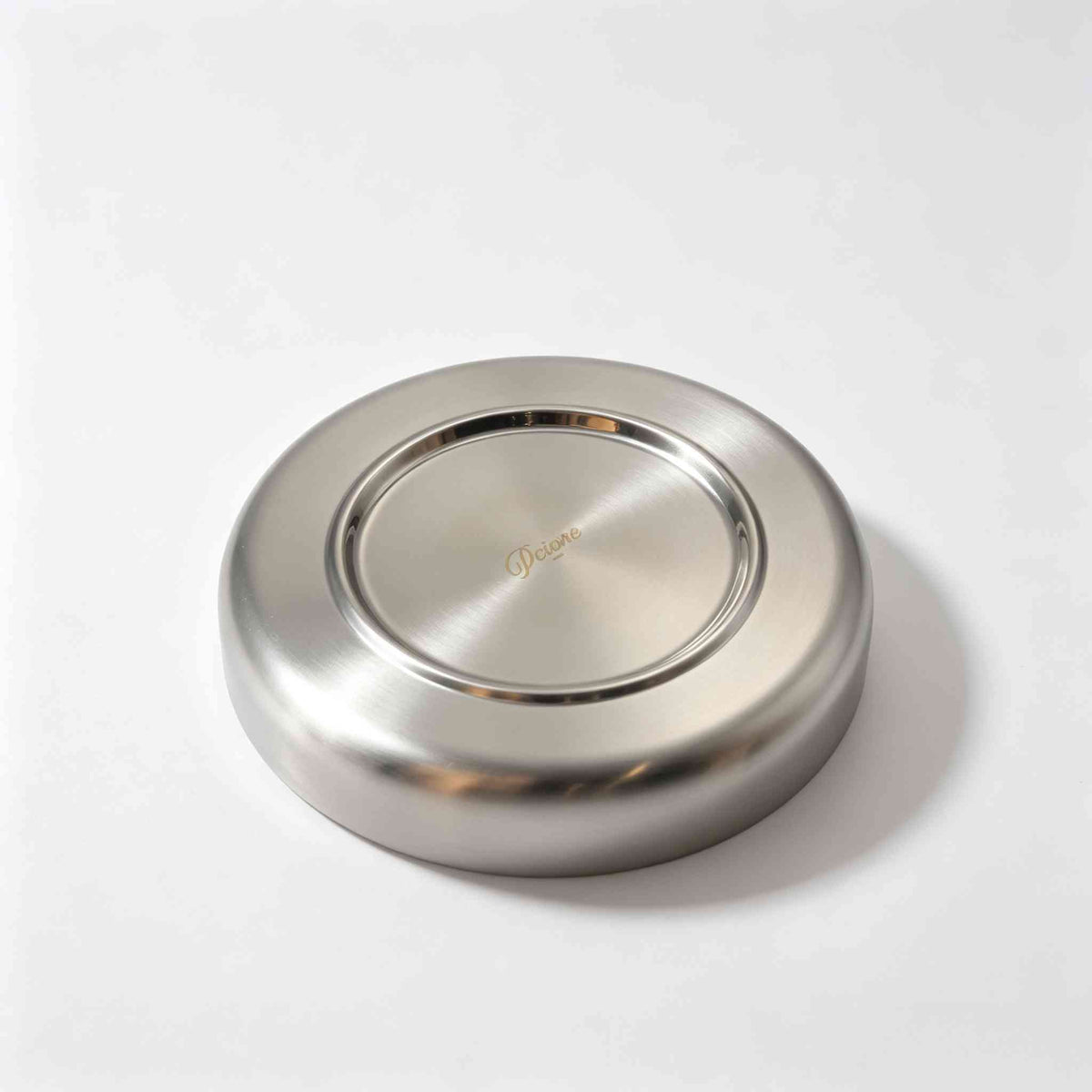 Allure Brushed Stainless Steel Plate