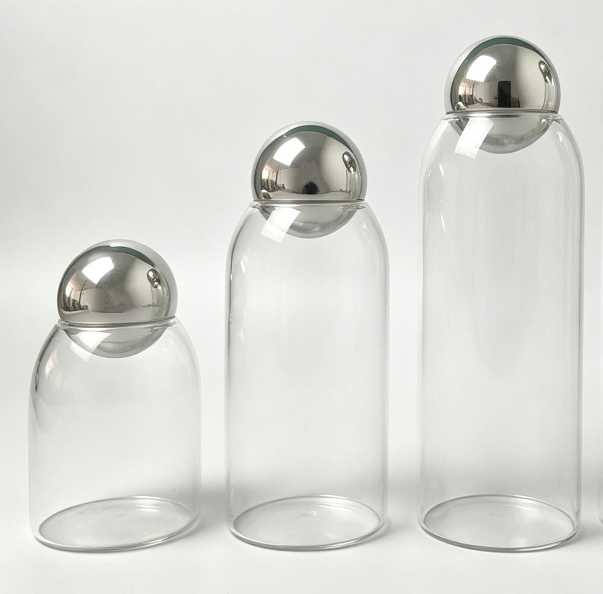 Perle d'Acier Storage Jar Set